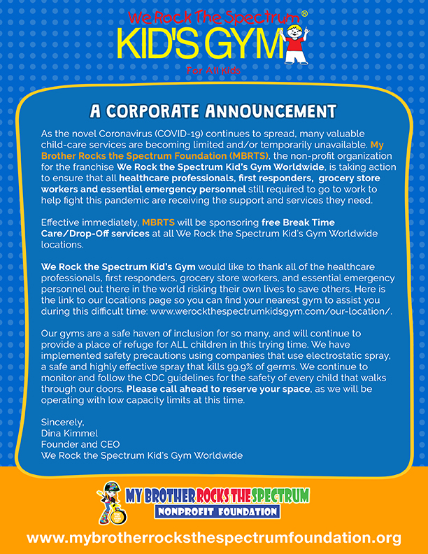 MBRTS COVID-19 Corporate Announcement Flyer